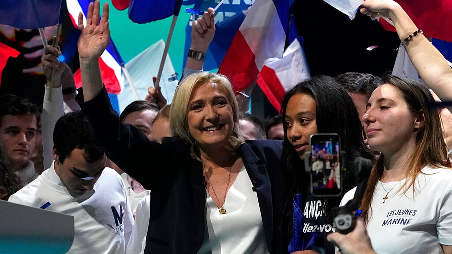 Rechtsextreme Marine Le Pen in Reims