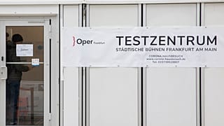 Corona-Testzentrum in Frankfurt am Main