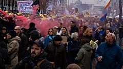 Demonstration in Rotterdam