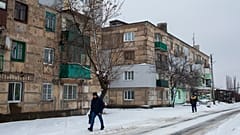 Hirske is one of many crumbling towns in Eastern Ukraine close to the frontline.