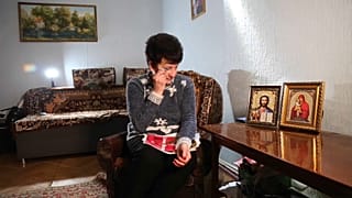 As cicatrizes do conflito de Donetsk, na Ucrânia