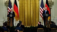 Almanya Başbakanı Olaf Scholz ve ABD Başkanı Joe Biden