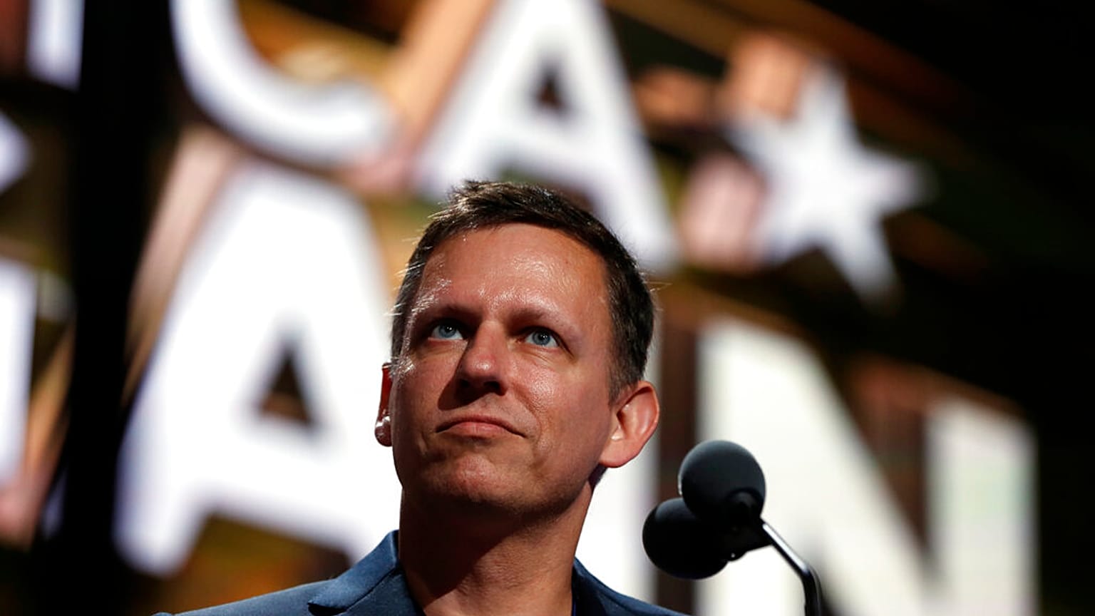 Der milliardenschwere Tech-Investor Peter Thiel bei der Republican National Convention in Cleveland,  19.07.2016