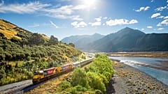 New Zealand's Tranzalpine takes passengers on a five-hour, coast-to-coast adventure