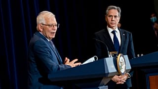 Энтони Блинкен и Жозеп Боррель 7 февраля 2022