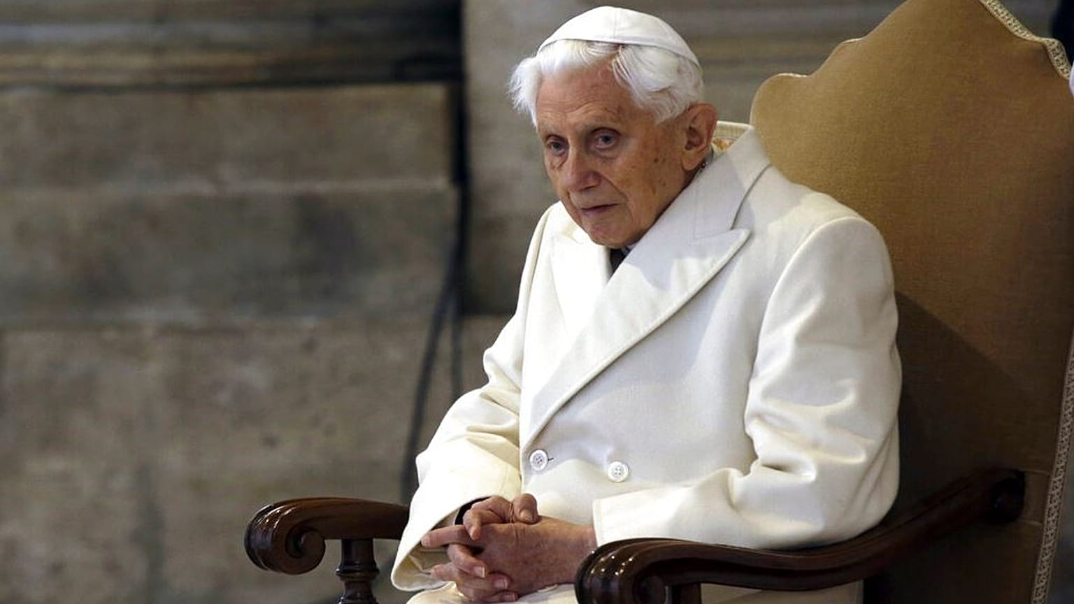 Benedicto XVI en una fotografía de archivo de 2015