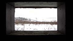 Russian border from the bunker opening