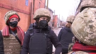 Annalena Baerbock im Donbass