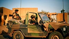 Французские военные в Гао, Мали 10 февраля 2013