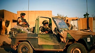 Французские военные в Гао, Мали 10 февраля 2013