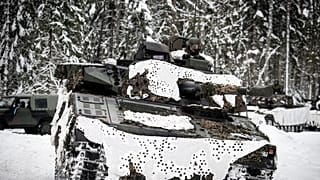 Британские военные на учениях в Эстонии