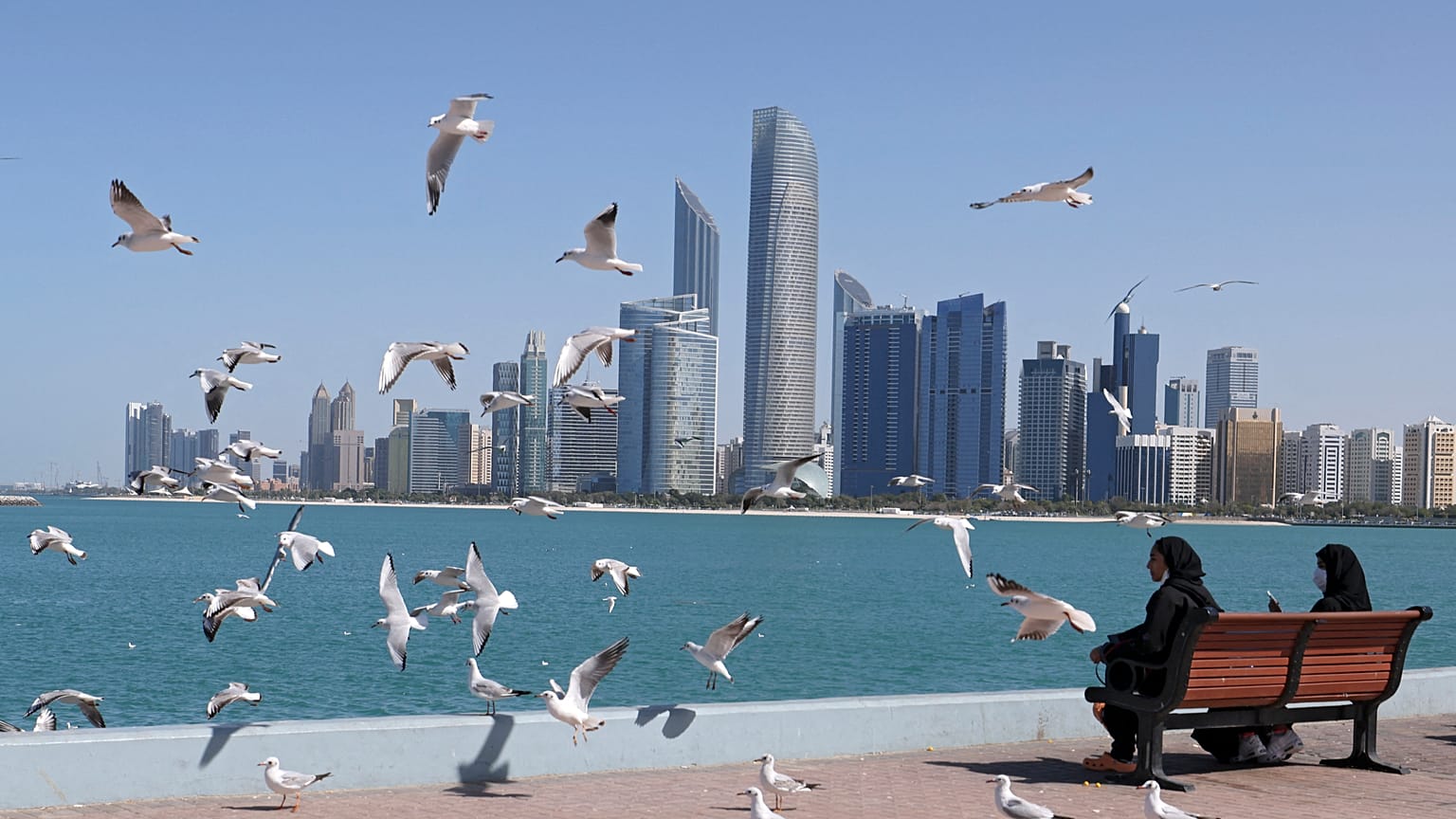 صورة عامة للعاصمة الإماراتية، أبو ظبي