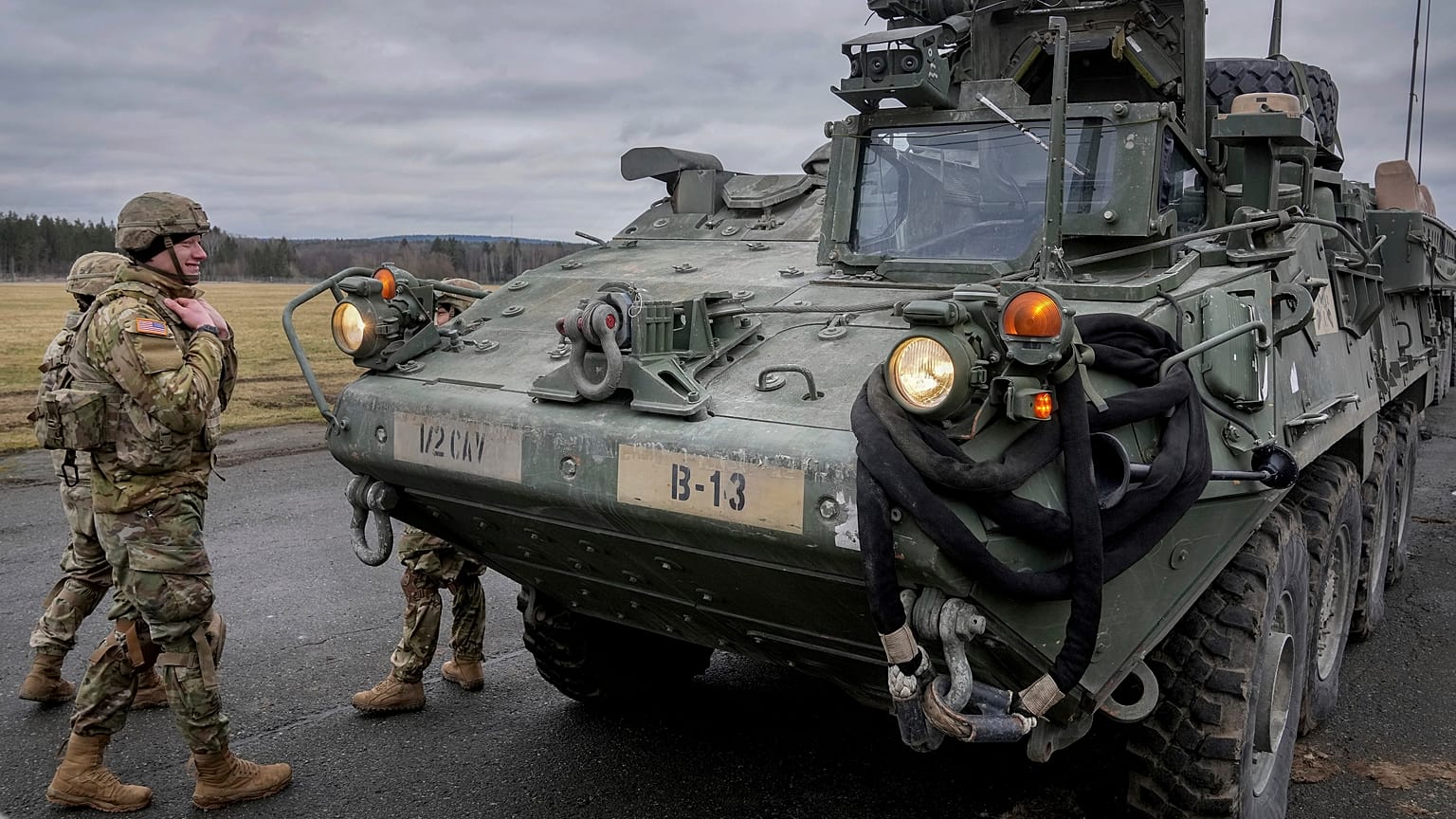 Die US-Armee schafft militärisches Gerät und Truppen nach Rumänien