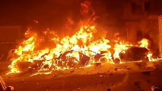 Nürnberg yakınlarında meydana gelen kazada 31 araç zarar gördü, bazı araçlar alev aldı