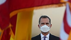 VI. Fülöp spanyol király 2022. január 22-én 