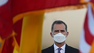 VI. Fülöp spanyol király 2022. január 22-én 