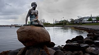 The Little Mermaid in Copenhagen, Denmark, May 5, 2009