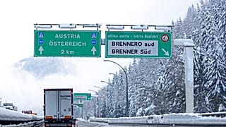 Avusturya'da bir otoyol (Arşiv)
