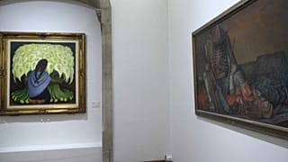 Obras de arte de la xxposición del Foro Valparaíso, de Citibanamex, 1/2/2022, Ciudad de México, México