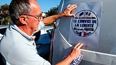 Der Protestzug nach dem Vorbild der Trucker in Kanada durchquert Frankreich