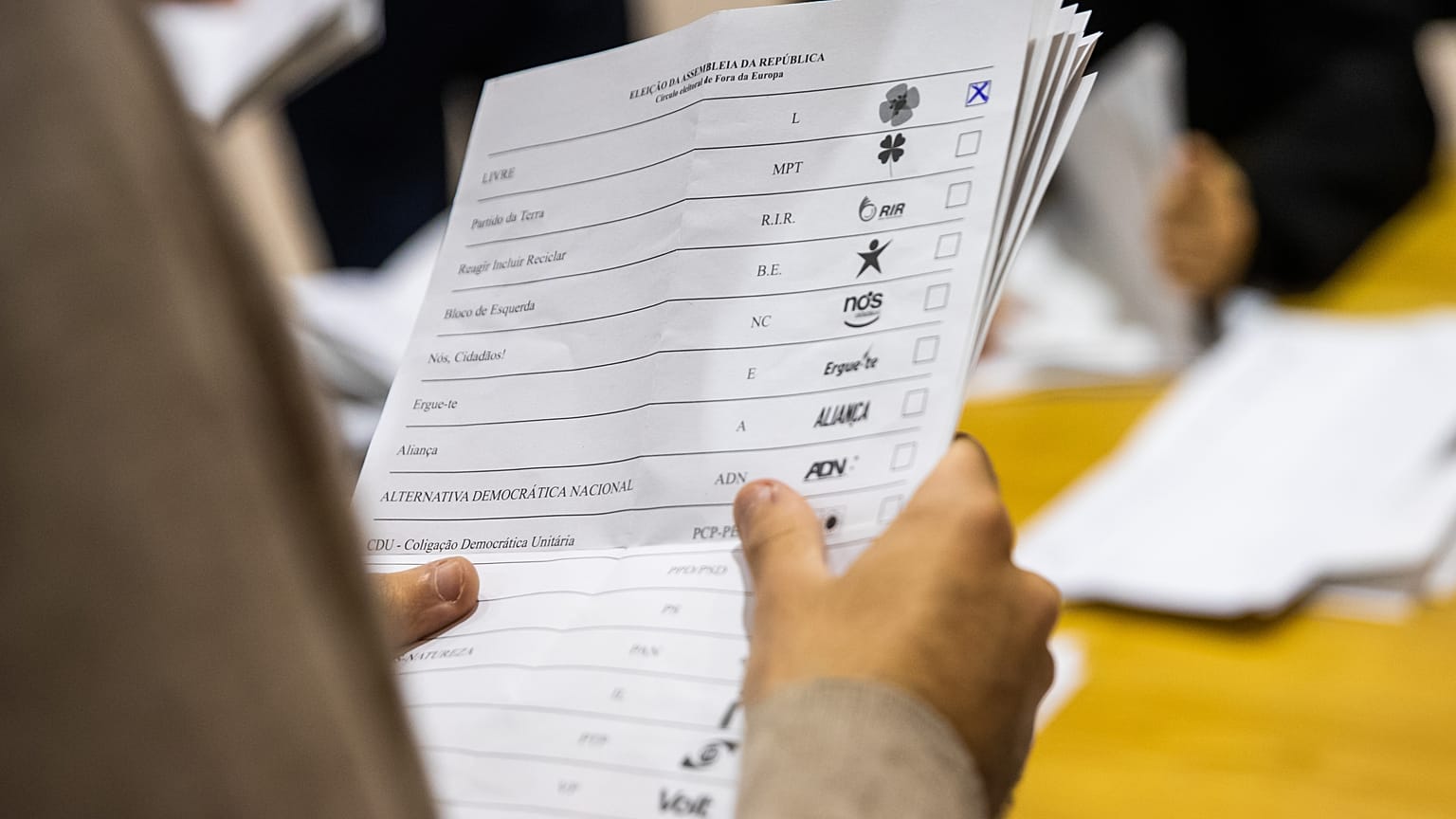 Contagem de votos