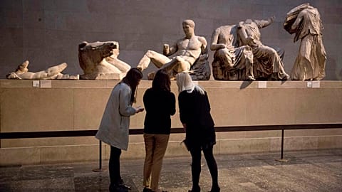 Greece has long petitioned the British Government for the return of the Parthenon Marbles, known as the 'Elgin Marbles' in the UK 