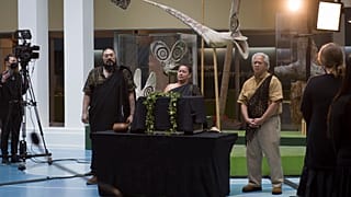 Ceremonies have been held at several German museums to formally repatriate the 19-century bones.