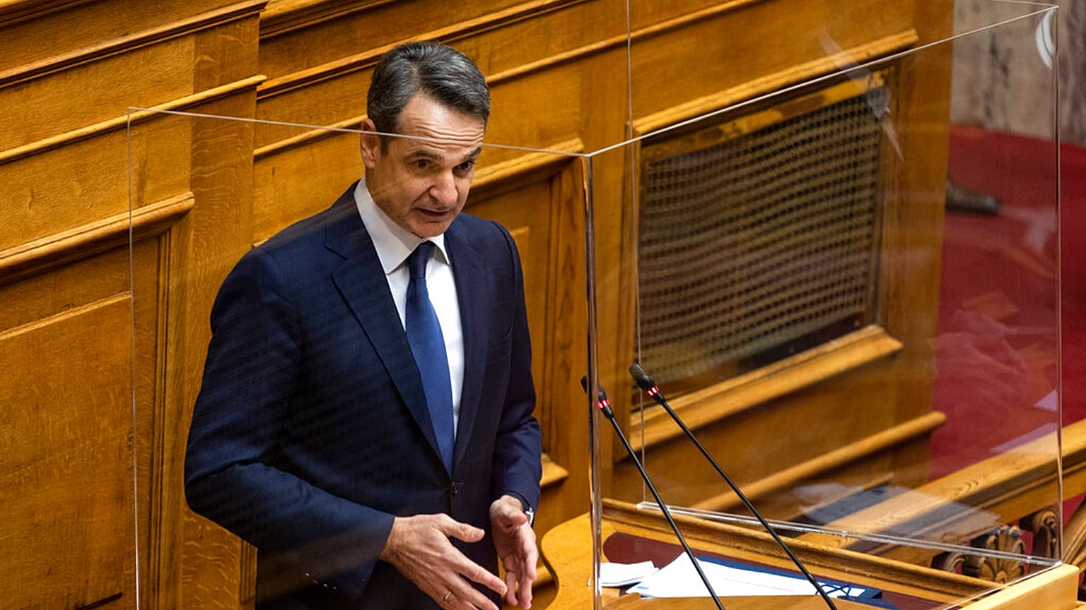 Ο πρωθυπουργός της Ελλάδας Κυριάκος Μητσοτάκης