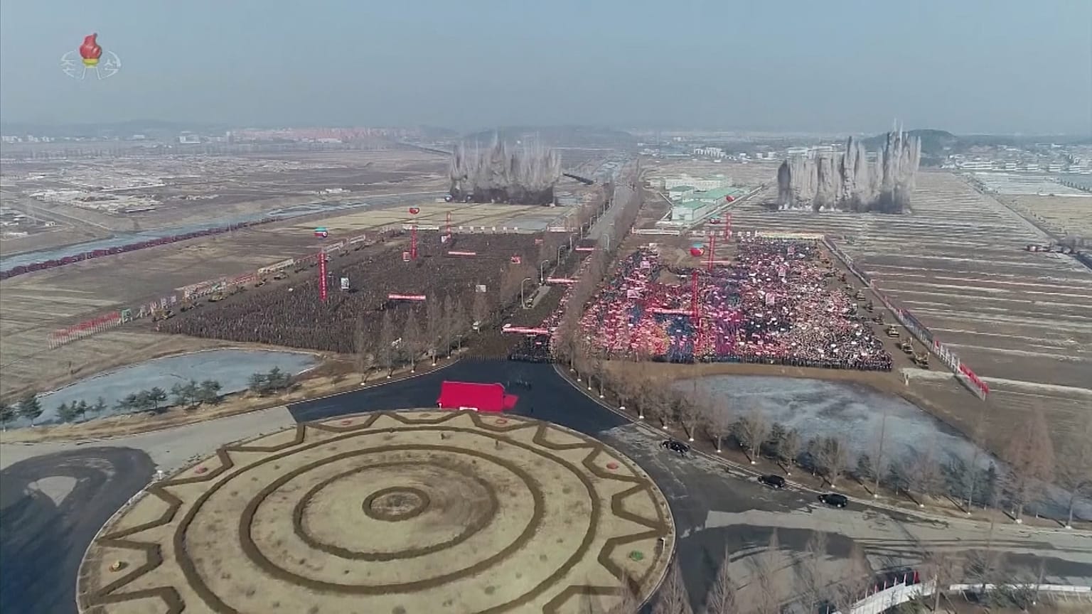 Kim at ground-breaking of Pyongyang housing project