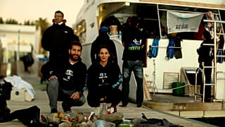 Seif Al Madanat and Beisan Alsharif, co-founders of ProjectSea in Aqaba, Jordan