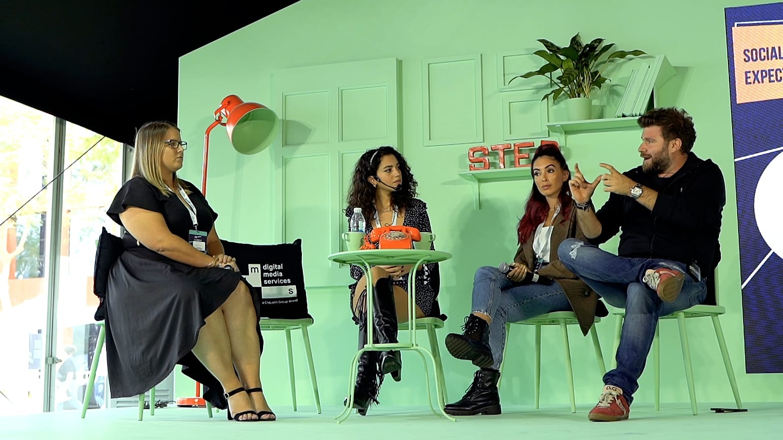 Start-up conference Step in Dubai Internet City. 