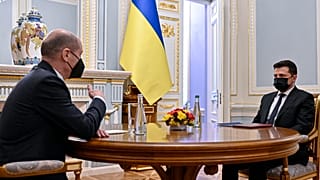 Scholz Moszkva előtt Kijevbe látogatott, ez az erős szolidaritás egyik jele