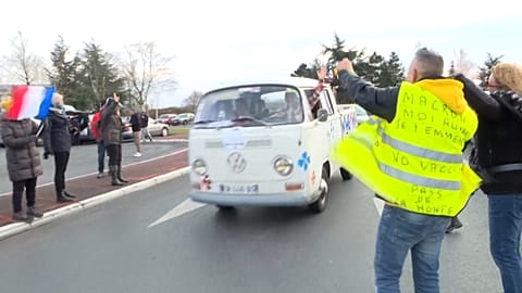 Französischer "Freiheitskonvoi" nach Brüssel