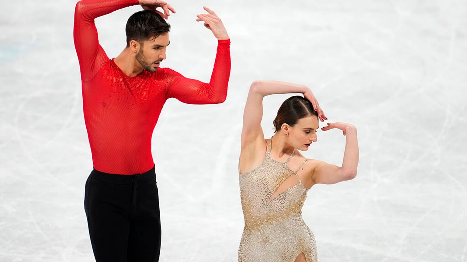 Êxtase do ouro para Papadakis e Cizeron
