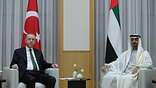 Abu Dabi Veliaht Prensi Şeyh Muhammed Bin Zayid Al Nahyan ve Cumhurbaşkanı Recep Tayyip Erdoğan