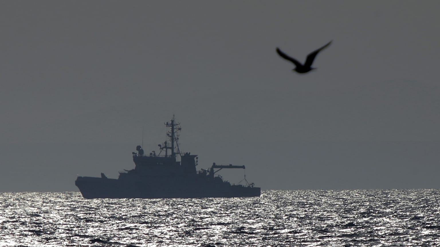 Archív kép: a Frontex Merikarhu nevű hajója az Égei-tengeren