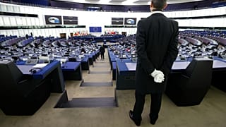 Vue générale du Parlement européen à Strasbourg - archive du 14 décembre 2021