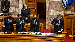 Κυριάκος Μητσοτάκης στη Βουλή