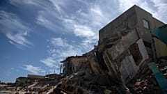 A total of 14 blocks and 500 houses have now been lost to the sea in Atafona, Brazil