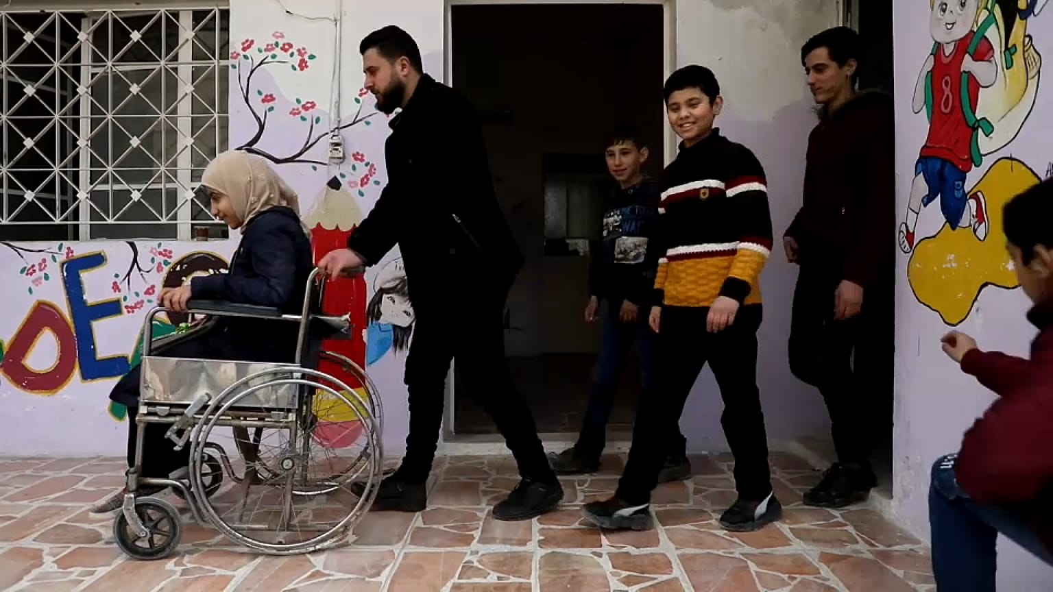 Das Amalouna-Zentrum für Menschen mit Behinderung in Ariha im Nordwesten Syriens