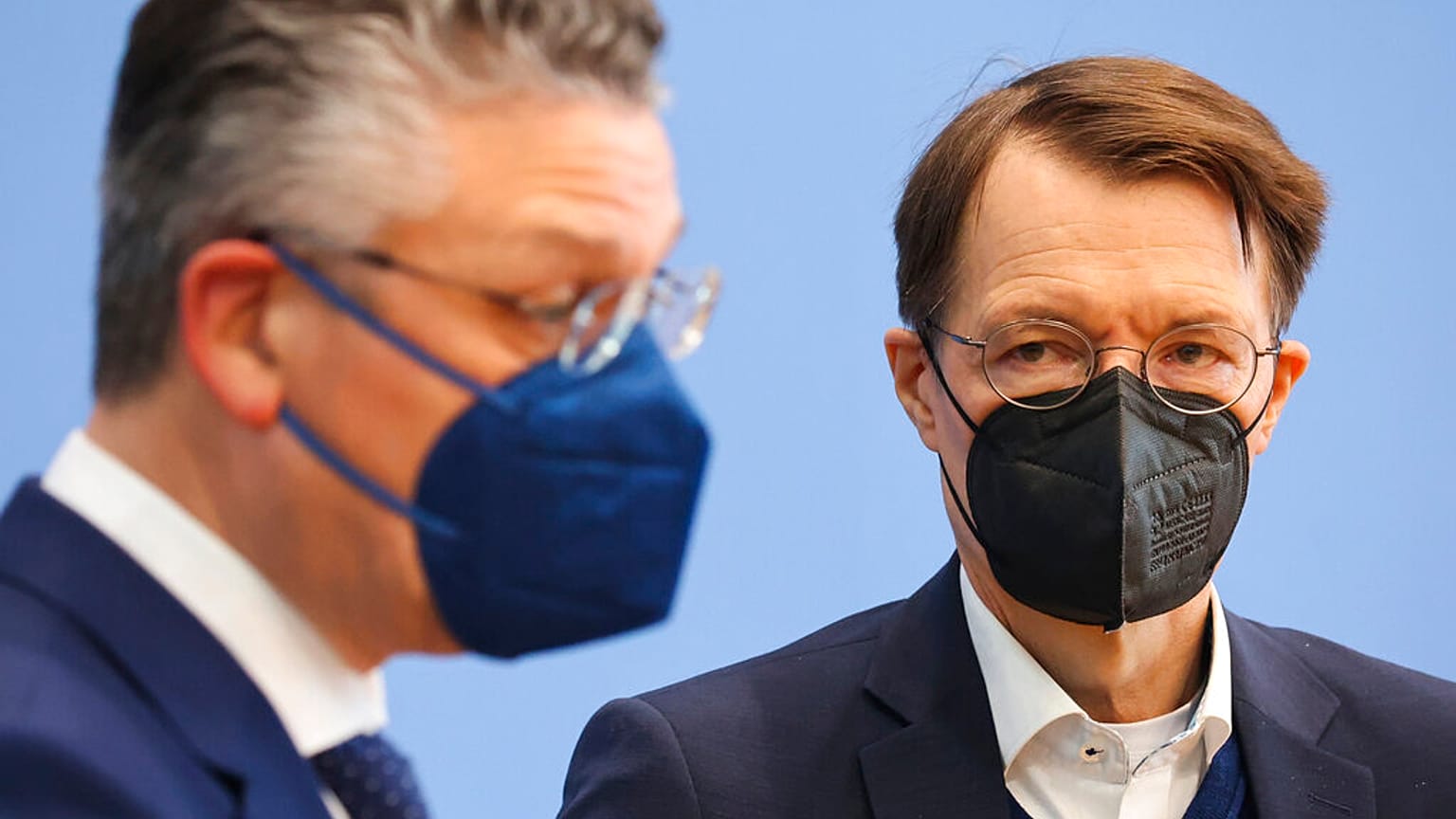 RKI-Chef Lothar Wieler und Gesundheitsminister Karl Lauterbach