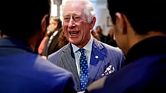 Britain's Prince Charles reacts as he attends an advent service held at Holy Trinity Brompton church, in London, Thursday, Dec. 9, 2021. 