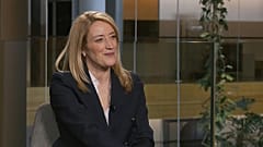 Roberta Metsola, az Európai Parlament elnöke 