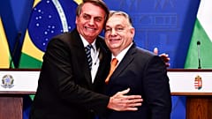 Bolsonaro e Orbán, em Budapeste