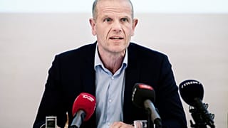 Lars Findsen bei der Veröffentlichung des Jahresberichts "Intelligence Risk Assessment" des Militärgeheimdienstes in Kopenhagen, 19.12.2017
