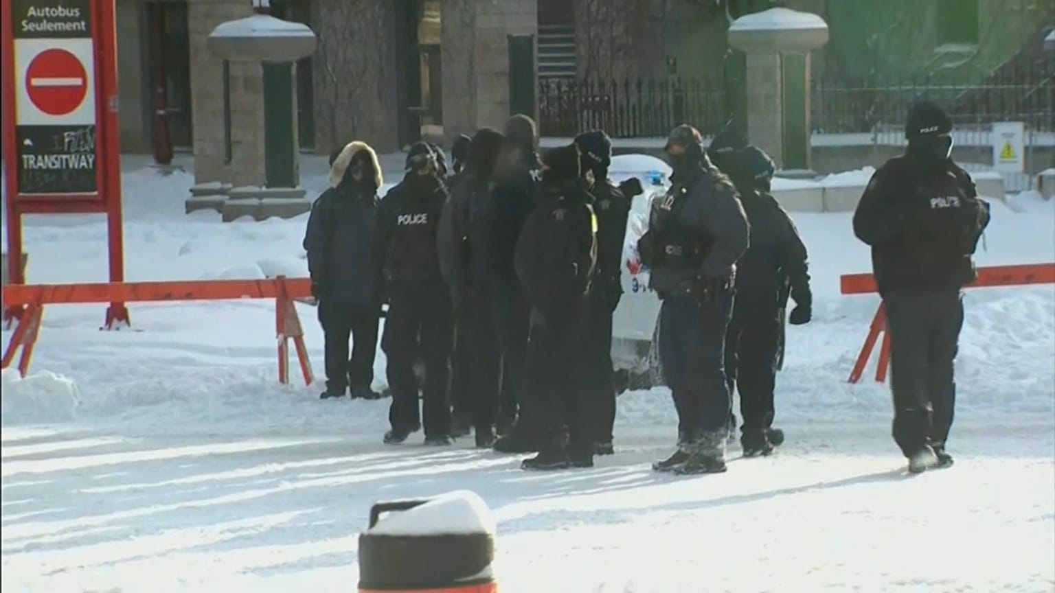 Operazione di polizia sul confine canadese