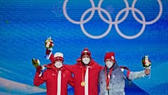 Ски-кросс: награждение медалистов