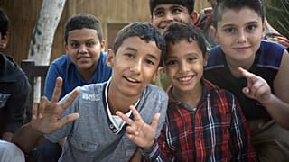 Young friends have no problems with diverse nationalities.