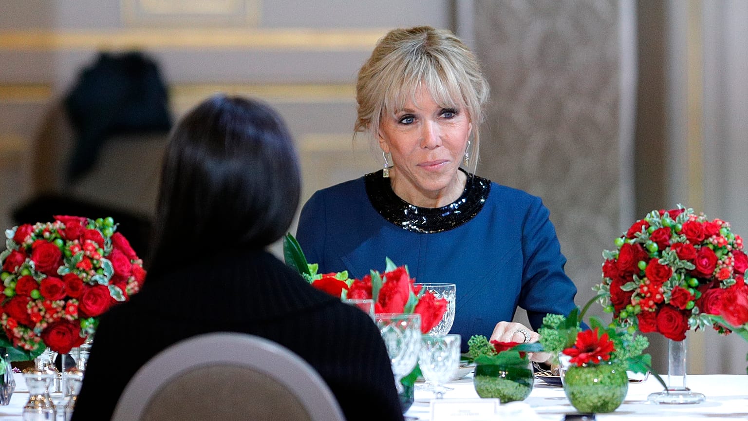 Fransa Cumhurbaşkanı Emmanuel Macron'un eşi Brigitte Macron 