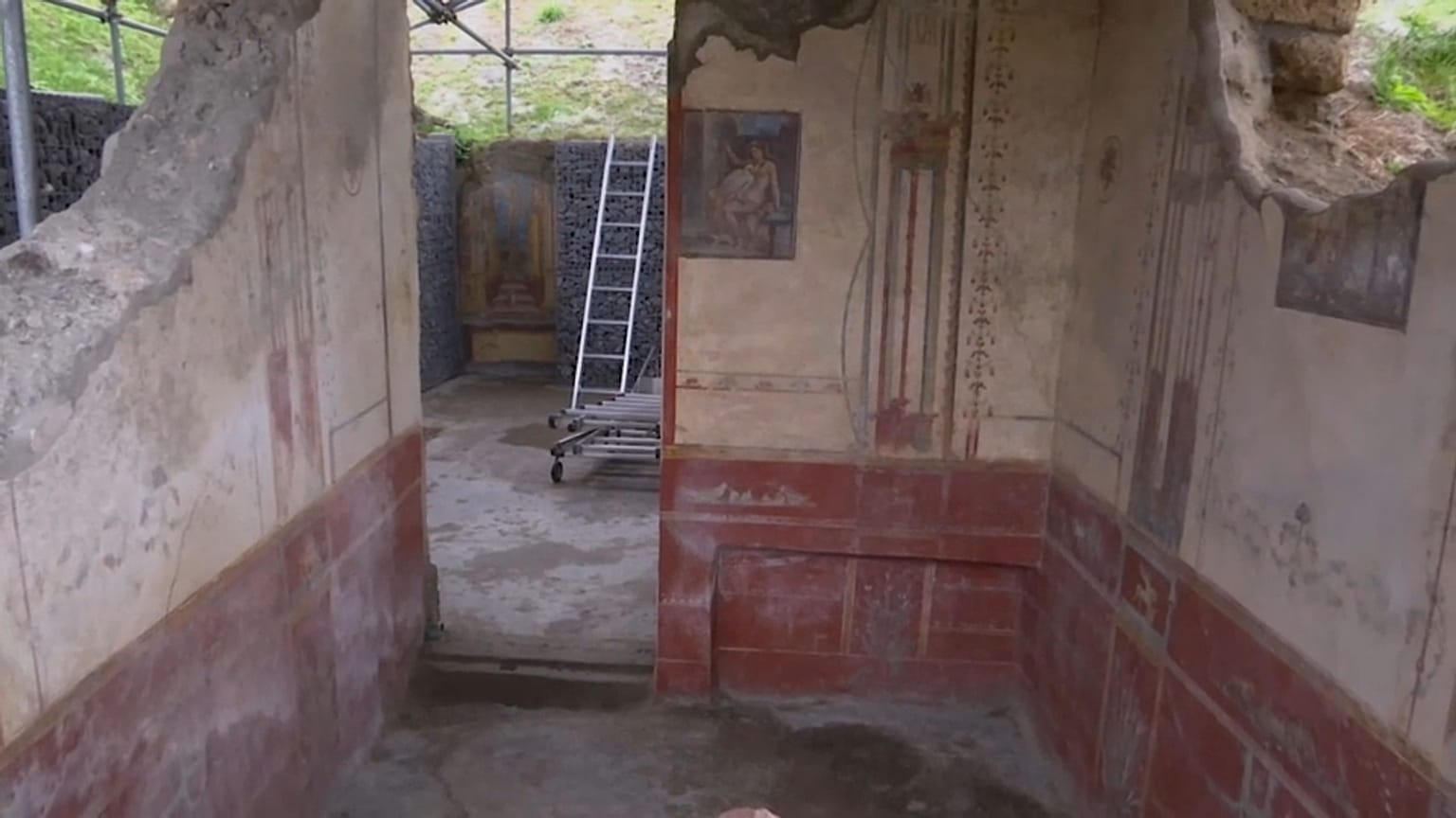 Gli scavi di Pompei 